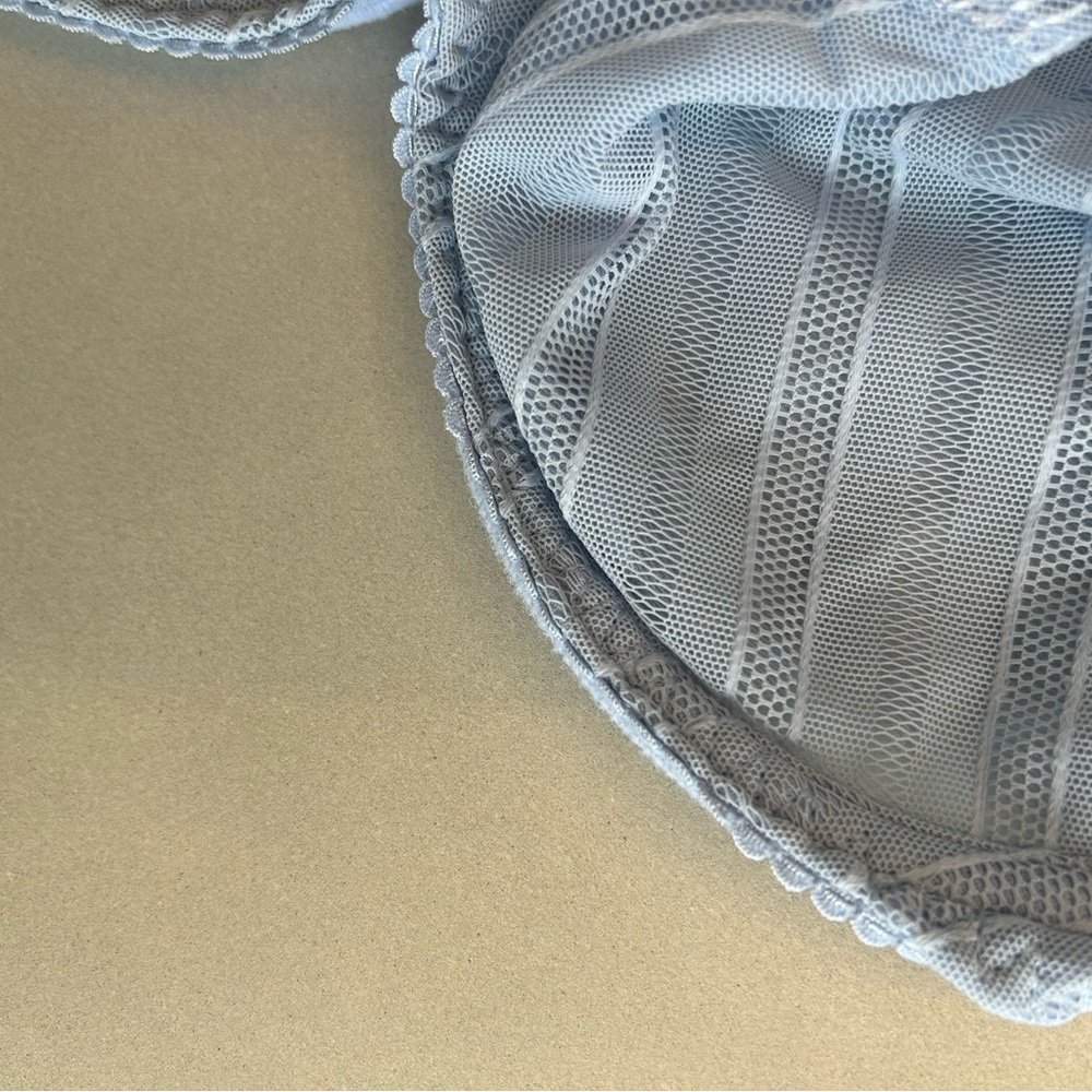 Prima Donna Soft Blue Unlined Underwire Lace Bra. Size 32E - Picture 5 of 11